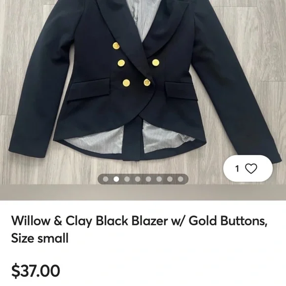 Nordstrom Blazer gold buttons - Picture 6 of 7